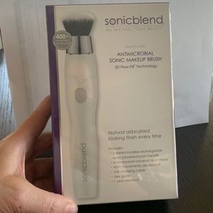 Sonicblend Antimicrobial Sonic Makeup Brush NWT